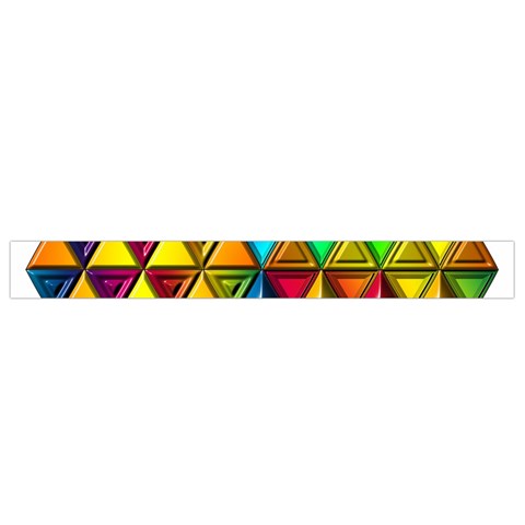 Cube Diced Tile Background Image Waist Pouch (Small) from ArtsNow.com Bottom