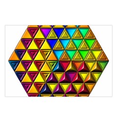 Cube Diced Tile Background Image Waist Pouch (Small) from ArtsNow.com Loop