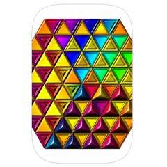 Cube Diced Tile Background Image Waist Pouch (Large) from ArtsNow.com Back