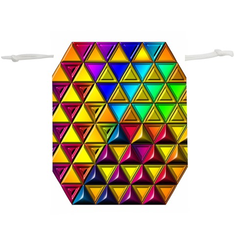 Cube Diced Tile Background Image Lightweight Drawstring Pouch (XL) from ArtsNow.com Front