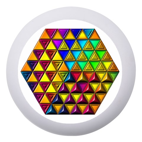 Cube Diced Tile Background Image Dento Box with Mirror from ArtsNow.com Front