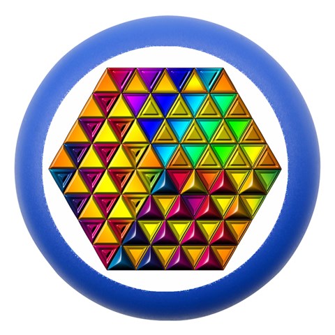 Cube Diced Tile Background Image Dento Box with Mirror from ArtsNow.com Front