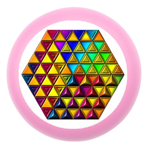 Cube Diced Tile Background Image Dento Box with Mirror from ArtsNow.com Front