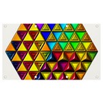 Cube Diced Tile Background Image Banner and Sign 7  x 4 