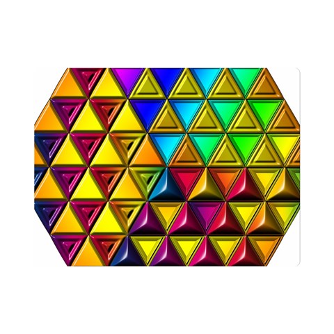Cube Diced Tile Background Image Premium Plush Fleece Blanket (Mini) from ArtsNow.com 35 x27  Blanket Front