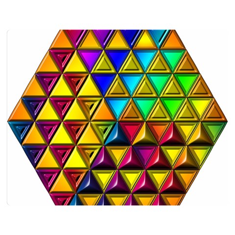 Cube Diced Tile Background Image Premium Plush Fleece Blanket (Medium) from ArtsNow.com 60 x50  Blanket Front