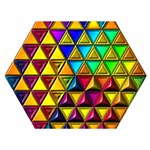 Cube Diced Tile Background Image Two Sides Premium Plush Fleece Blanket (Extra Small)