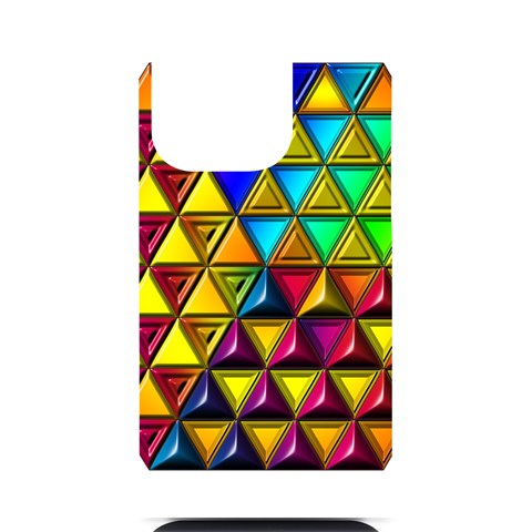 Cube Diced Tile Background Image iPhone 14 Pro Black UV Print Case from ArtsNow.com Front