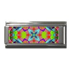 Farbenpracht Kaleidoscope Pattern Superlink Italian Charm (9mm)
