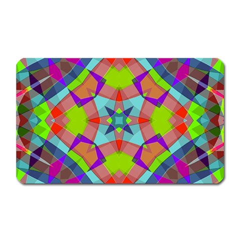 Farbenpracht Kaleidoscope Pattern Magnet (Rectangular) from ArtsNow.com Front