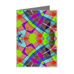 Farbenpracht Kaleidoscope Pattern Mini Greeting Card