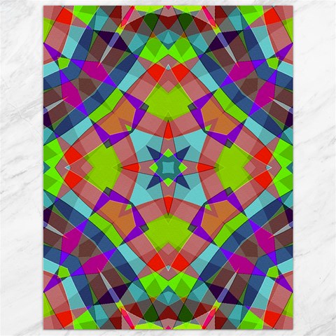 Farbenpracht Kaleidoscope Pattern Canvas 12  x 16  from ArtsNow.com 11.86 x15.41  Canvas - 1