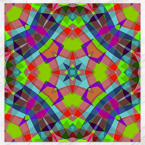 Farbenpracht Kaleidoscope Pattern Canvas 16  x 16  from ArtsNow.com 15.2 x15.41  Canvas - 1
