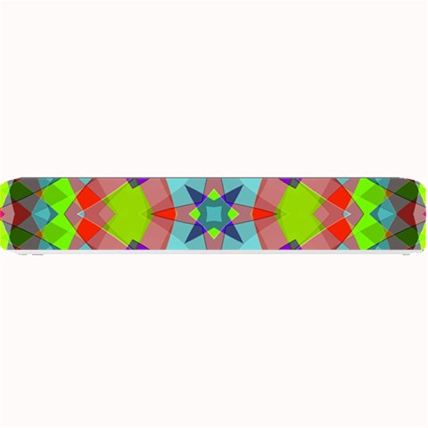 Farbenpracht Kaleidoscope Pattern Small Bar Mat from ArtsNow.com 24 x4  Bar Mat