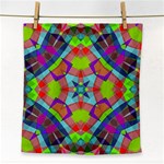 Farbenpracht Kaleidoscope Pattern Face Towel