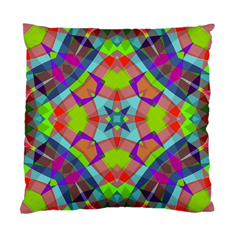 Farbenpracht Kaleidoscope Pattern Standard Cushion Case (One Side) from ArtsNow.com Front