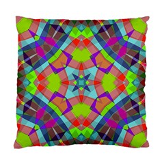 Farbenpracht Kaleidoscope Pattern Standard Cushion Case (Two Sides) from ArtsNow.com Back