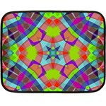 Farbenpracht Kaleidoscope Pattern Fleece Blanket (Mini)