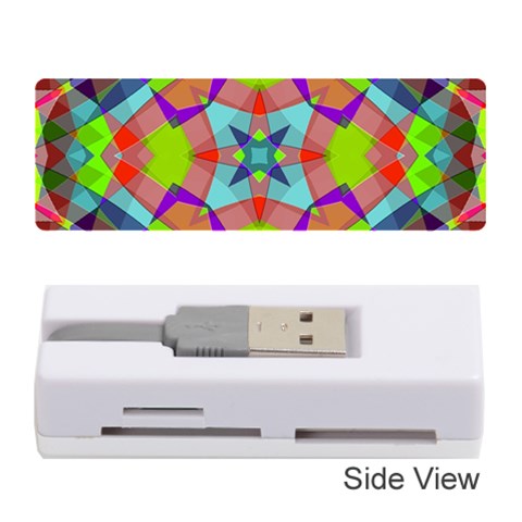 Farbenpracht Kaleidoscope Pattern Memory Card Reader (Stick) from ArtsNow.com Front