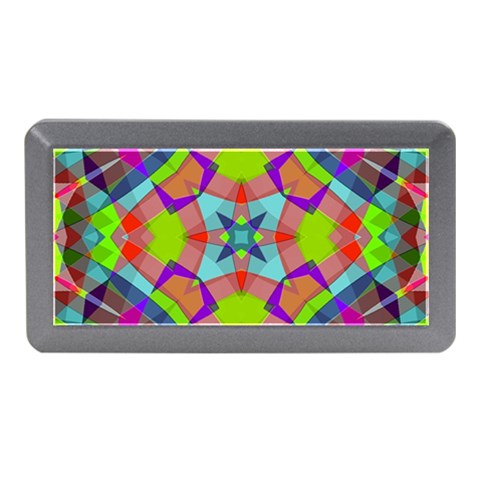 Farbenpracht Kaleidoscope Pattern Memory Card Reader (Mini) from ArtsNow.com Front