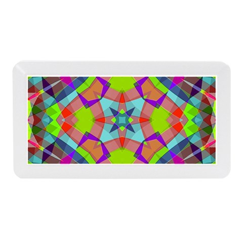 Farbenpracht Kaleidoscope Pattern Memory Card Reader (Mini) from ArtsNow.com Front