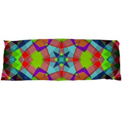 Farbenpracht Kaleidoscope Pattern Body Pillow Case Dakimakura (Two Sides) from ArtsNow.com Front