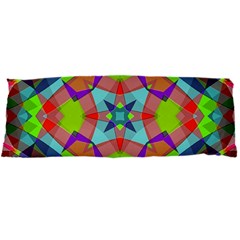 Farbenpracht Kaleidoscope Pattern Body Pillow Case Dakimakura (Two Sides) from ArtsNow.com Back