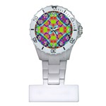 Farbenpracht Kaleidoscope Pattern Plastic Nurses Watch