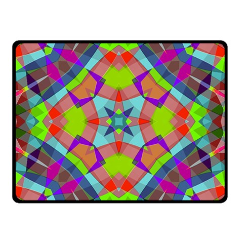 Farbenpracht Kaleidoscope Pattern Two Sides Fleece Blanket (Small) from ArtsNow.com 45 x34  Blanket Front