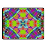 Farbenpracht Kaleidoscope Pattern Two Sides Fleece Blanket (Small)