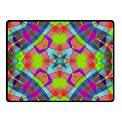 Farbenpracht Kaleidoscope Pattern Two Sides Fleece Blanket (Small) from ArtsNow.com 45 x34  Blanket Back
