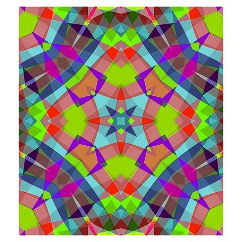 Farbenpracht Kaleidoscope Pattern Drawstring Pouch (Medium) from ArtsNow.com Front