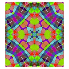 Farbenpracht Kaleidoscope Pattern Drawstring Pouch (Medium) from ArtsNow.com Back