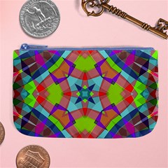 Farbenpracht Kaleidoscope Pattern Large Coin Purse from ArtsNow.com Front