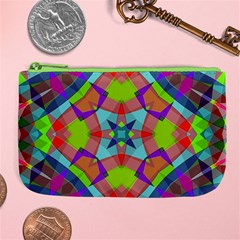 Farbenpracht Kaleidoscope Pattern Large Coin Purse from ArtsNow.com Front