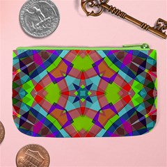 Farbenpracht Kaleidoscope Pattern Large Coin Purse from ArtsNow.com Back