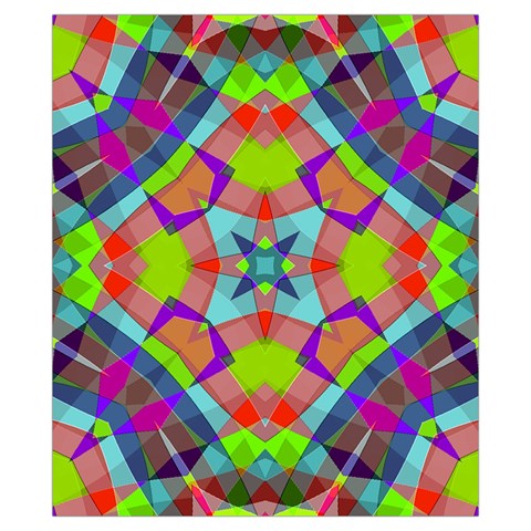 Farbenpracht Kaleidoscope Pattern Drawstring Pouch (XS) from ArtsNow.com Front