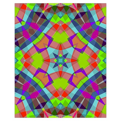 Farbenpracht Kaleidoscope Pattern Drawstring Pouch (XL) from ArtsNow.com Back