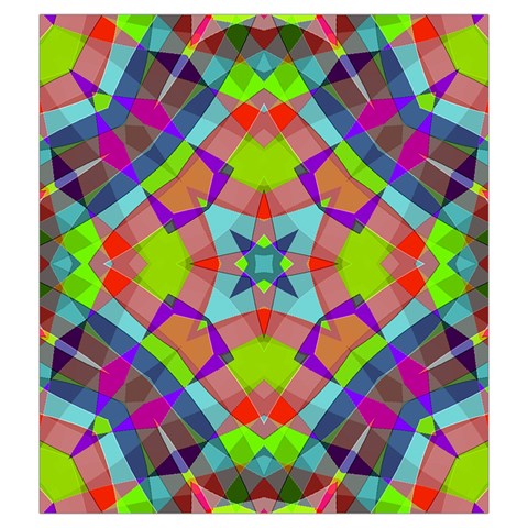 Farbenpracht Kaleidoscope Pattern Drawstring Pouch (2XL) from ArtsNow.com Front