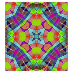 Farbenpracht Kaleidoscope Pattern Drawstring Pouch (2XL) from ArtsNow.com Back