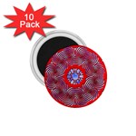Tile Pattern Background Image 1.75  Magnets (10 pack) 