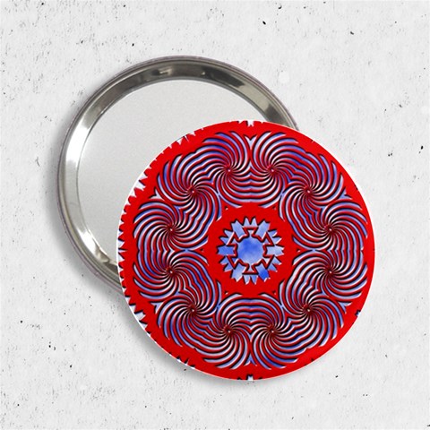 Tile Pattern Background Image 2.25  Handbag Mirrors from ArtsNow.com Front