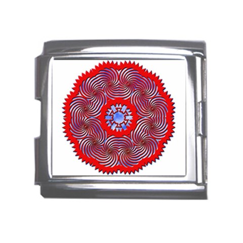 Tile Pattern Background Image Mega Link Italian Charm (18mm) from ArtsNow.com Front