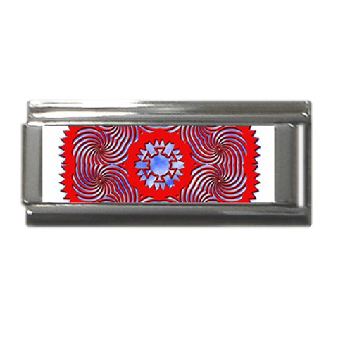Tile Pattern Background Image Superlink Italian Charm (9mm) from ArtsNow.com Front