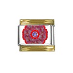 Tile Pattern Background Image Gold Trim Italian Charm (9mm)
