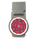 Tile Pattern Background Image Money Clips (Round) 