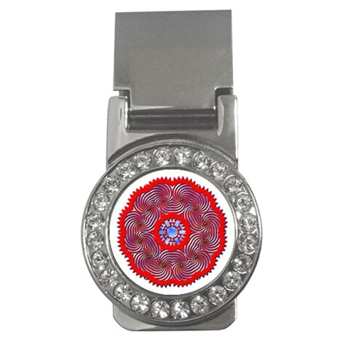 Tile Pattern Background Image Money Clips (CZ)  from ArtsNow.com Front