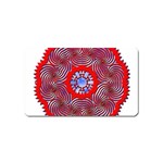 Tile Pattern Background Image Magnet (Name Card)