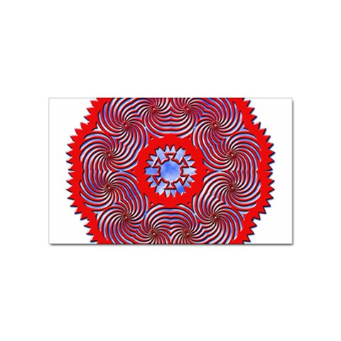 Tile Pattern Background Image Sticker Rectangular (10 pack) from ArtsNow.com Front