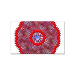 Tile Pattern Background Image Sticker Rectangular (10 pack)